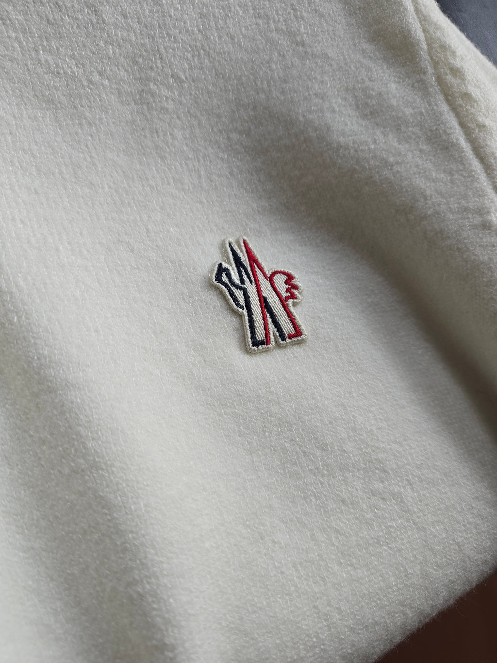 Moncler Half Zip Logo Knitwear