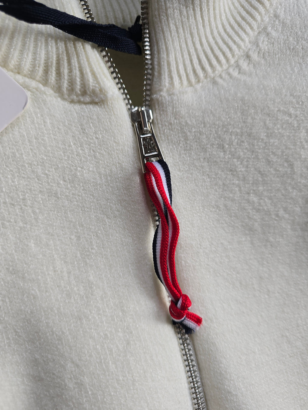 Moncler Half Zip Logo Knitwear