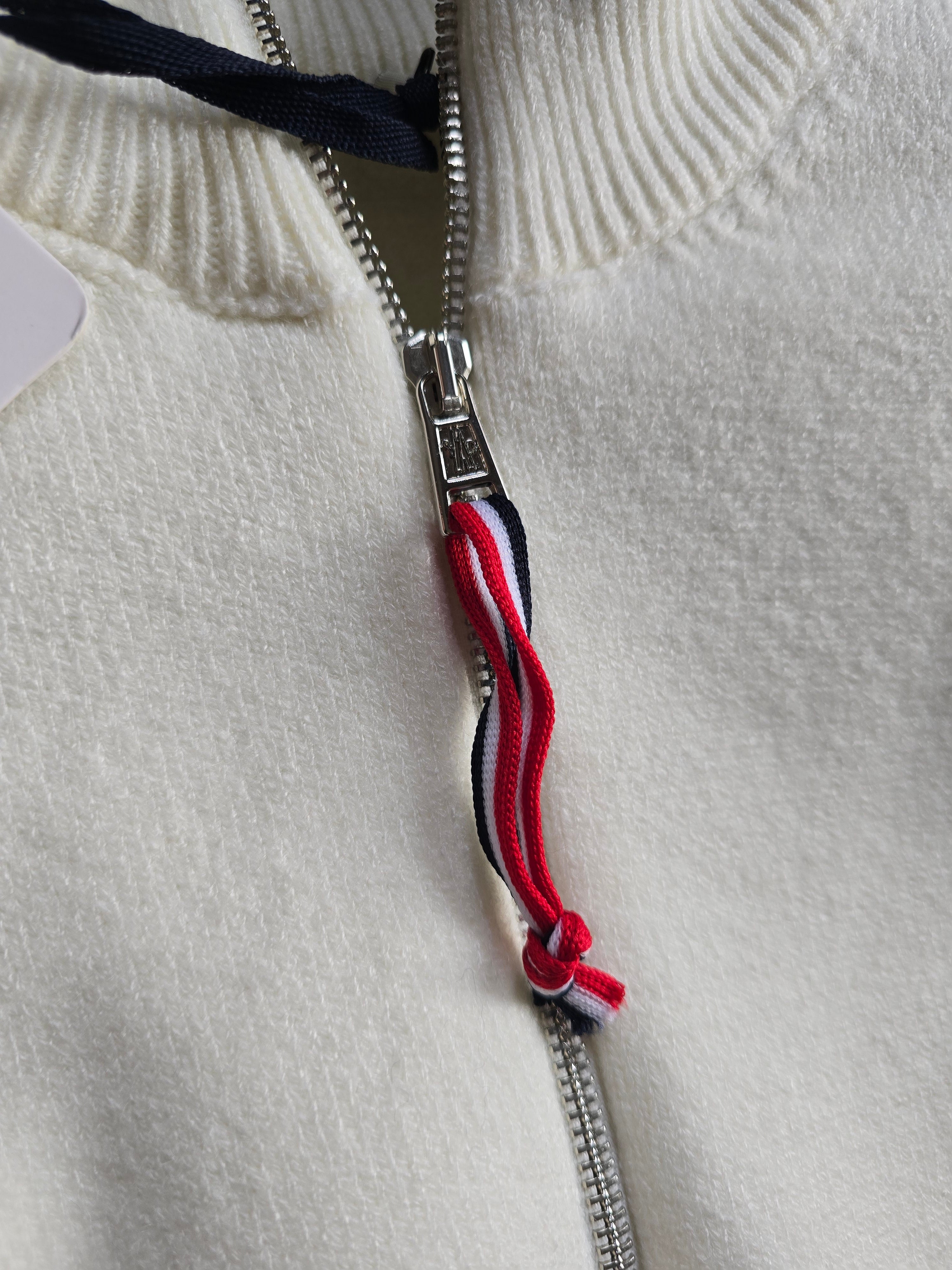 Moncler Half Zip Logo Knitwear